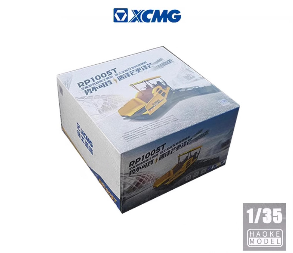 1:35 XCMG RP1005T Paver Construction Machine Equipment Vehicle Diecast Model
