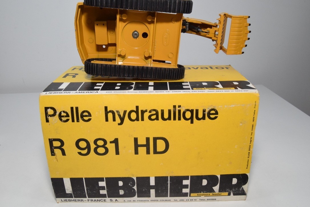 B71 1:50 SIJAM LIEBHERR R 981 HD HYDRAULIC EXCAVATOR CRANE EXIB RARE!