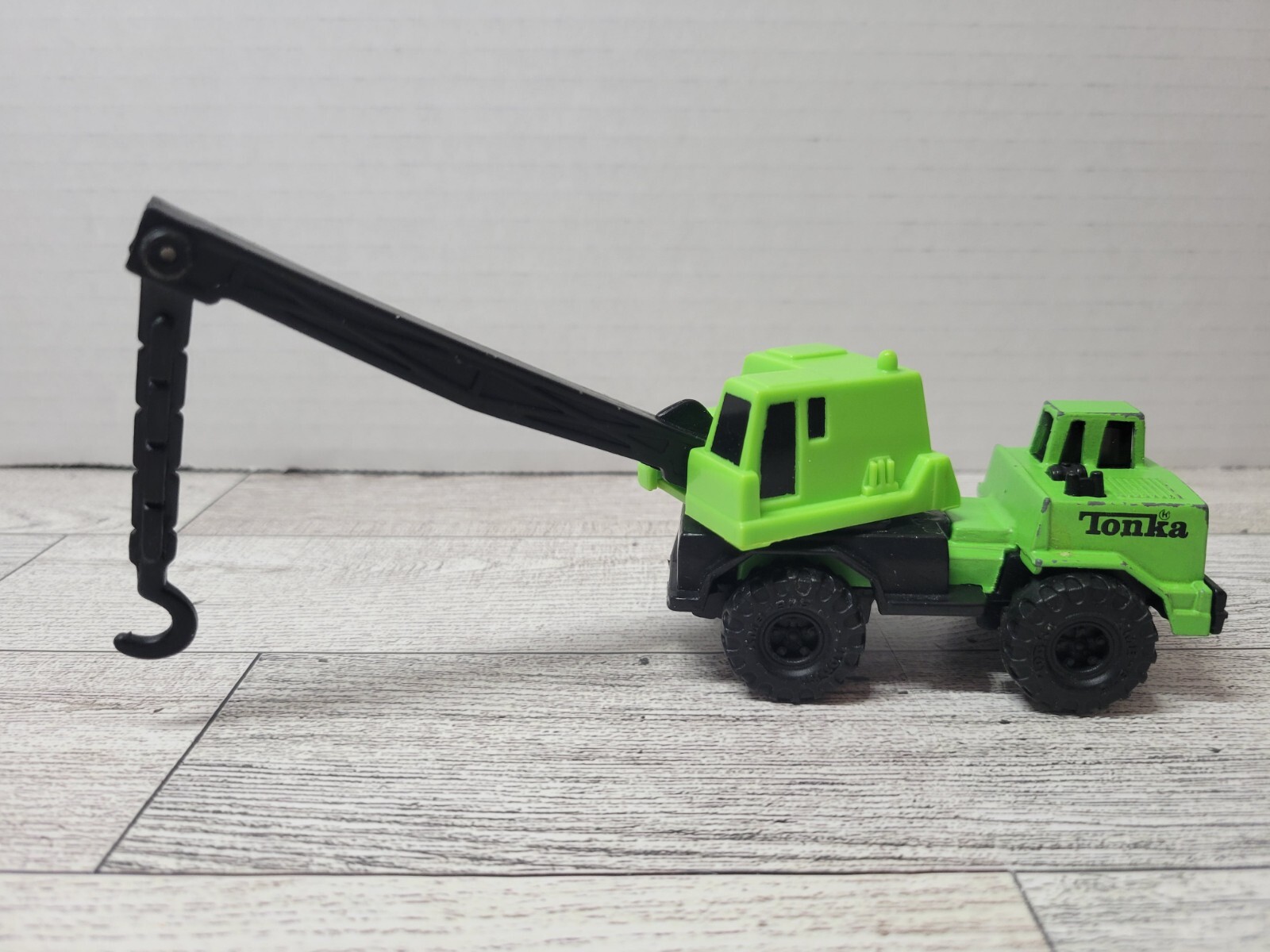 2 Vintage Mini TONKA 1992 Orange & 1994 Green Tractors Trucks