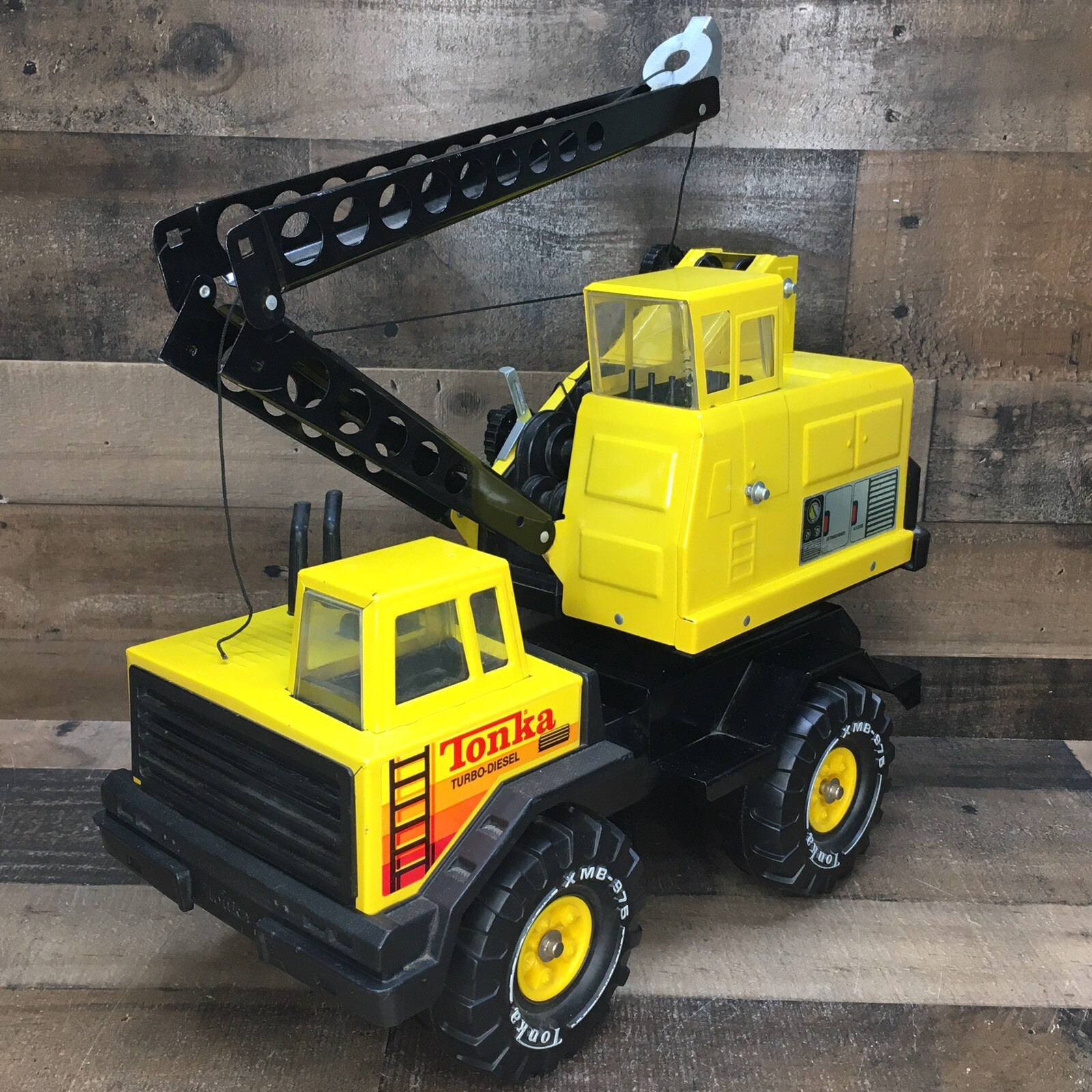 Vintage Tonka Turbo-Diesel Crane 54782 A *Missing Bucket/Scoop* Made In USA*