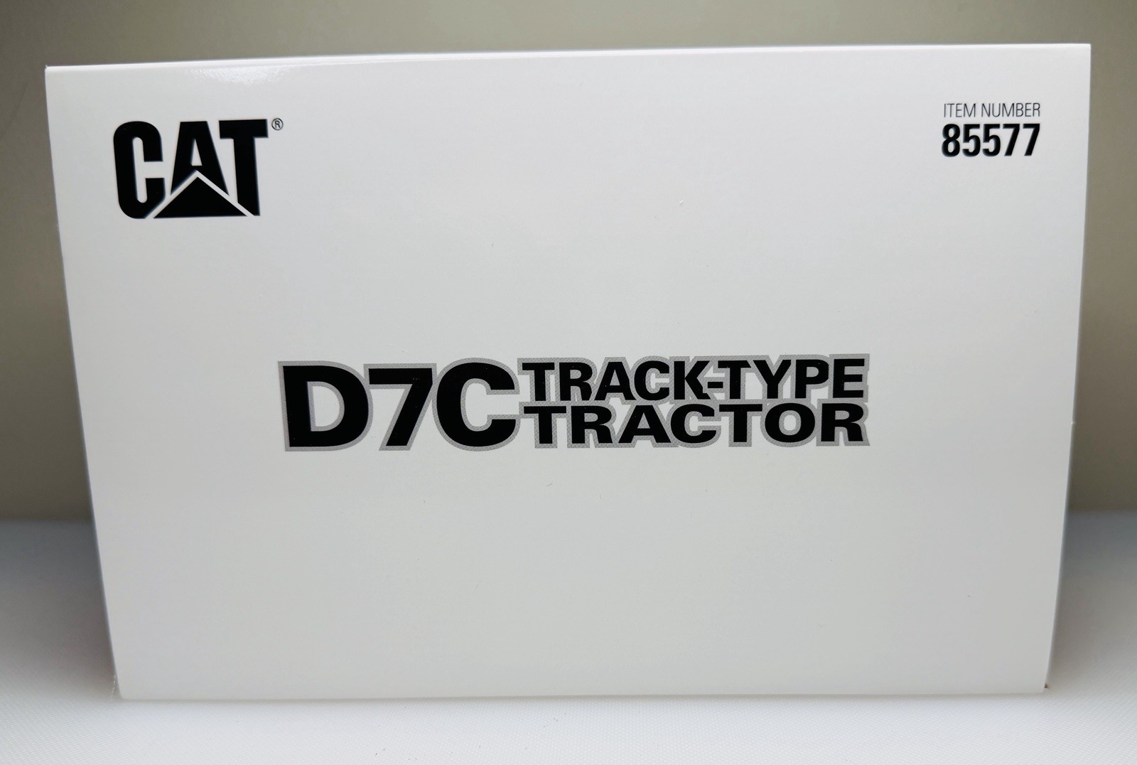 DM 1:50 CAT D7C Caterpillar tracked bulldozer alloy vehicle shovel model 85577