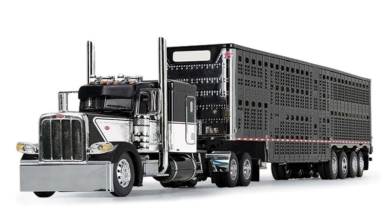 First Gear 60-1653 Peterbilt® Model 389 + Wilson Silverstar Livestock 1/64 MIB