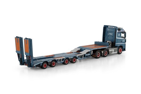 1:50 WSI MB MP4 6X4 Flatbed Trailer Alloy Model KAI ANDERSENS 01-4895