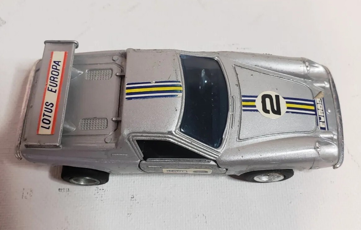 Lotus Europa Shinsei Mini Power 1:37 Scale Jet Machines Silver. Vintage 1980’s