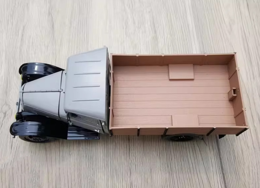 1:24 MAQMADON 1952 U23 Pickup Truck Construction Vehicle Diecast Model Gray