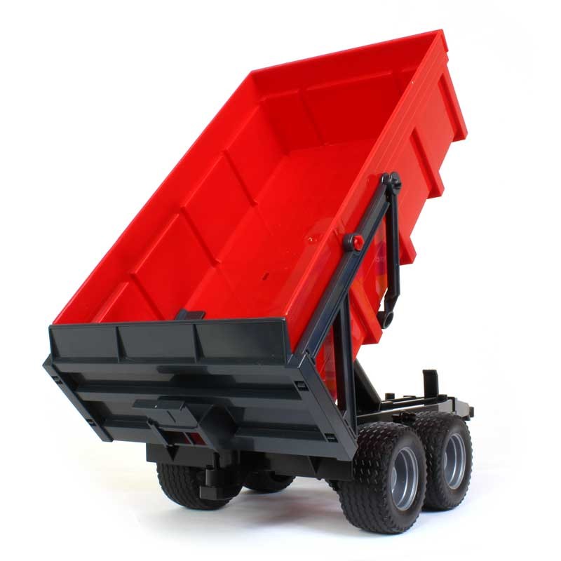 Bruder 1/16 Red Tipping trailer 02211