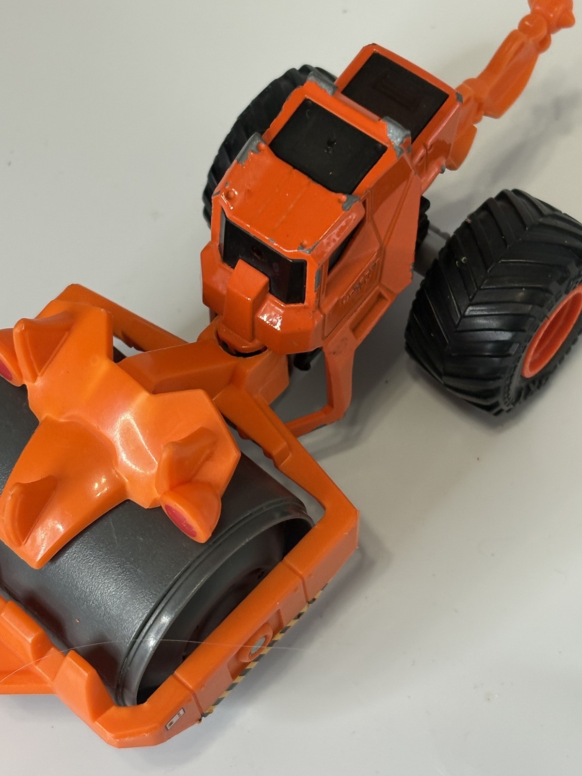 Monster Jam Roland Road Roller Construction Vehicle Monster Truck Orange