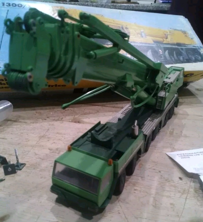 Conrad 1:50 LTM 1300/1 Liebherr Gru Mobile RARE James Jack Crane RARE Vintage