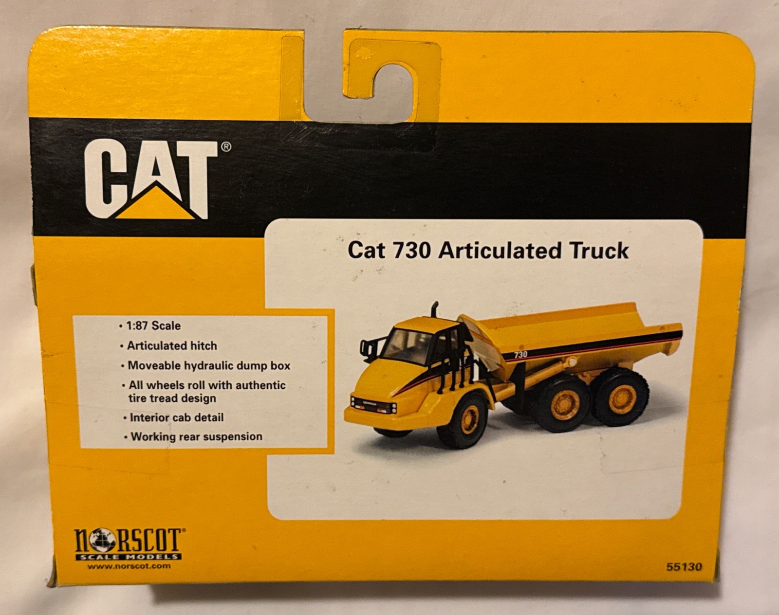 2003 Norscot Cat 730 Articulated Truck 1:87 Scale 55130 – New