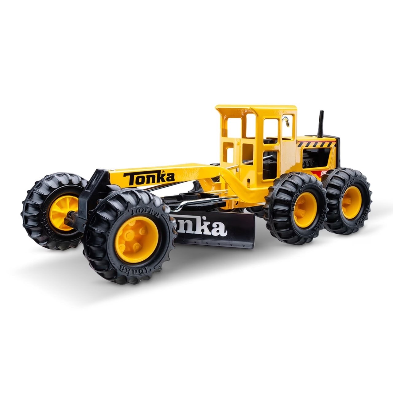 Road Grader, Toy Vehicle, 17″ Long, Moveable Blade & Lever Axle Steering