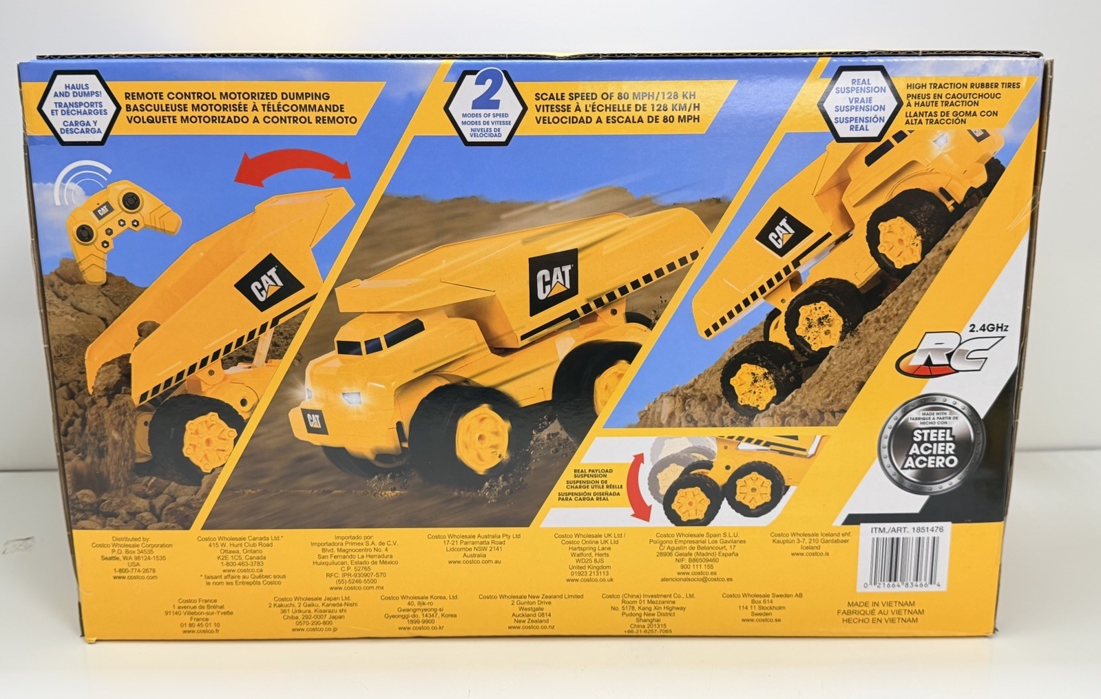 Cat Caterpillar Remote Control Dump truck Massive Mover Hottest RC Toy Gift