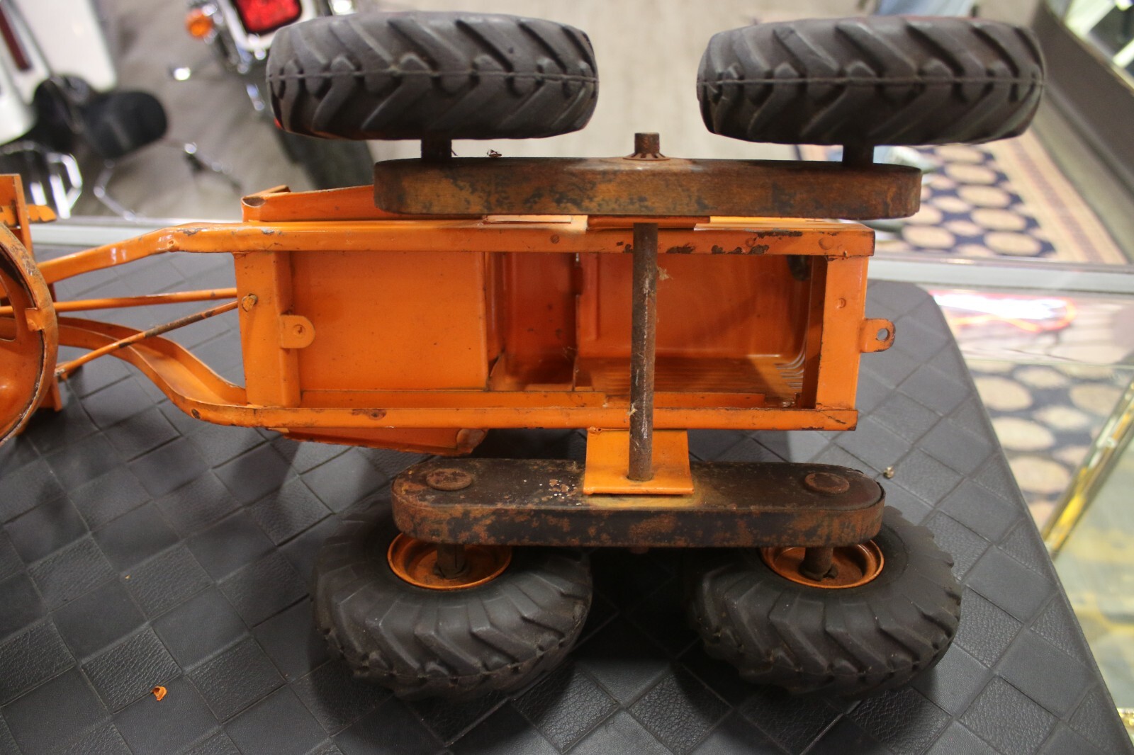 Vintage 1950’s Doepka Adam’s Road Grader Desial Motor Orange