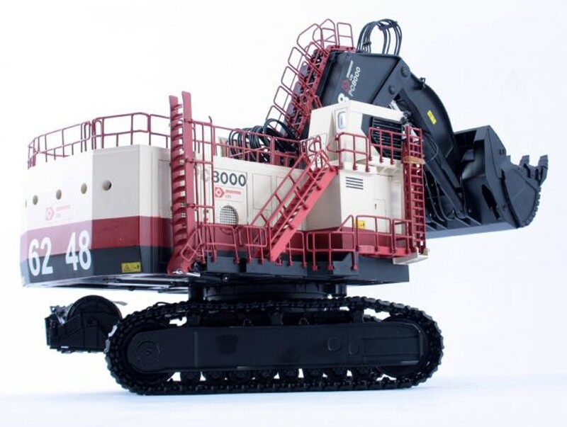 1:50 BYMO PC8000-6 Electric Shovel “Drummond ” Excavator Equipment Diecast Model