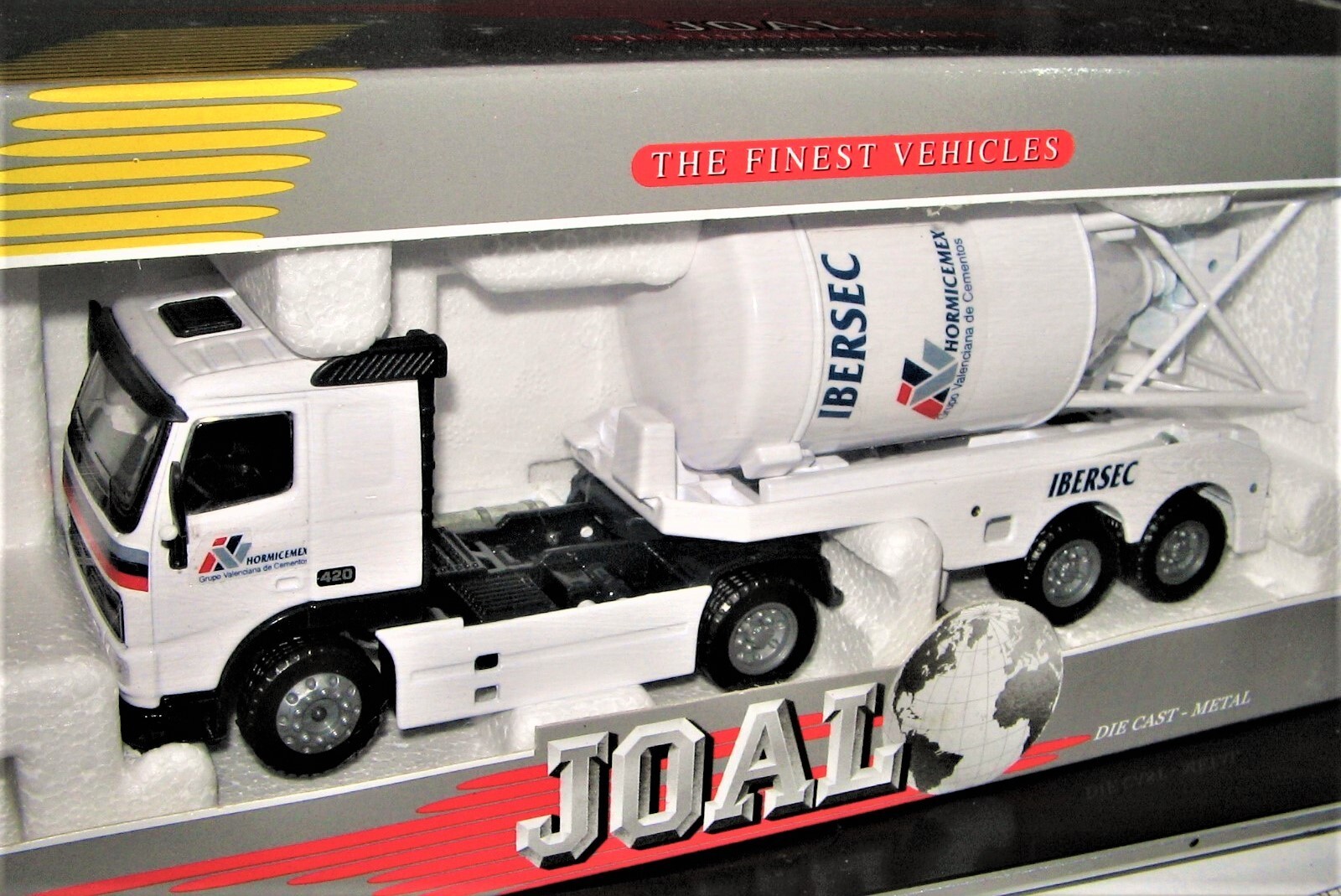 Joal 350 Volvo FH12 Semi Cement Silo Transport Truck – Ibersec 1/50 Die-cast MIB