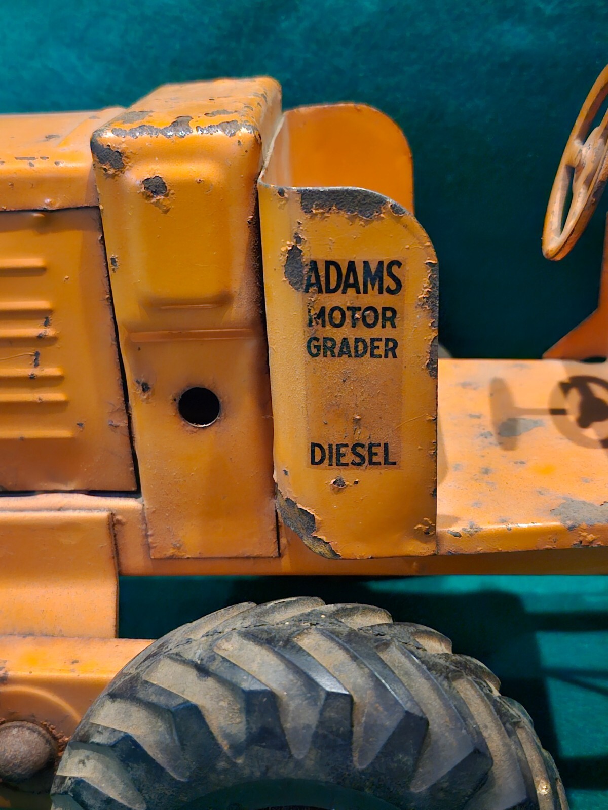Vintage Doepke Model Toys Adams Road Grater Diesel Motor Grader