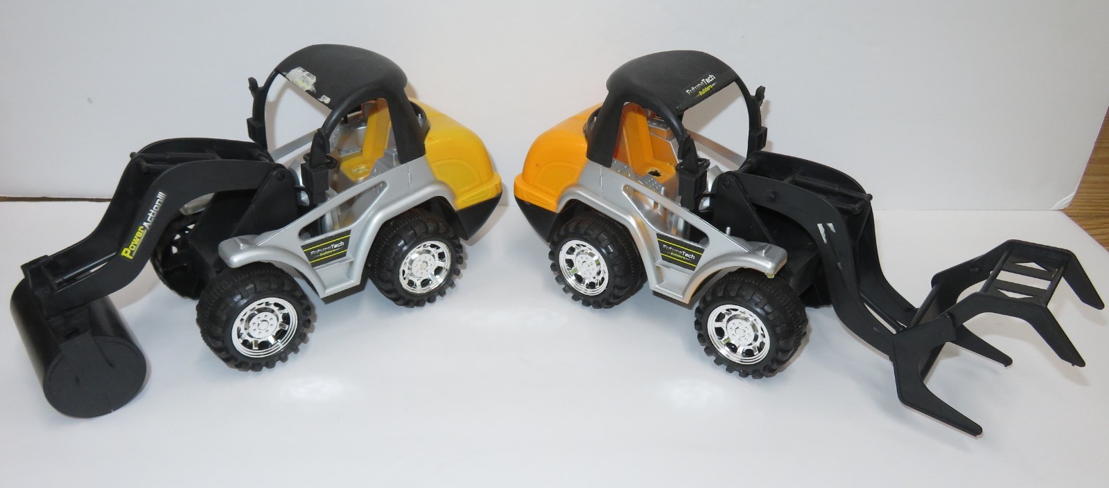LOT of 4 Future Tech Builders Construction Vehicles Close to GI Joe 1:18 Scale