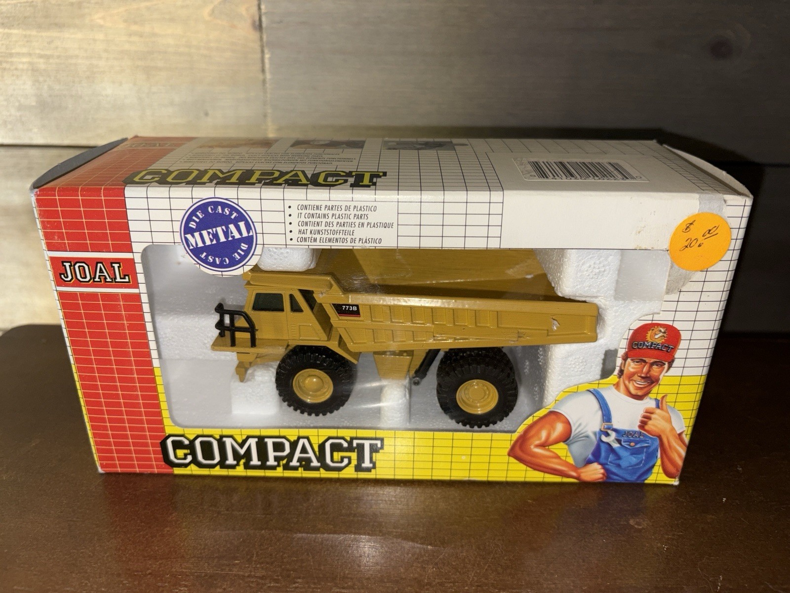 JOAL COMPACT DUMPER TRUCK CAT CATERPILLAR 773B DIECAST 1/70 FREE SHIPPING
