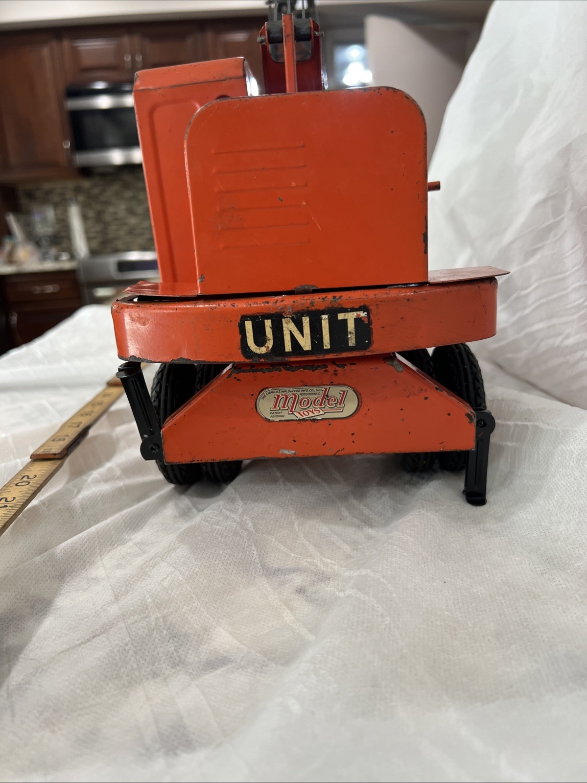 MODEL TOYS DOEPKE UNIT Excavator Crane Vintage 1950s Original Paint