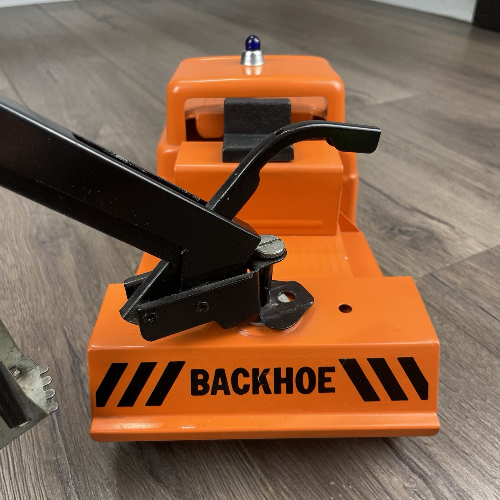 Vintage Orange Tonka State HI-WAY DEPT Highway Truck Backhoe Excavator Highway