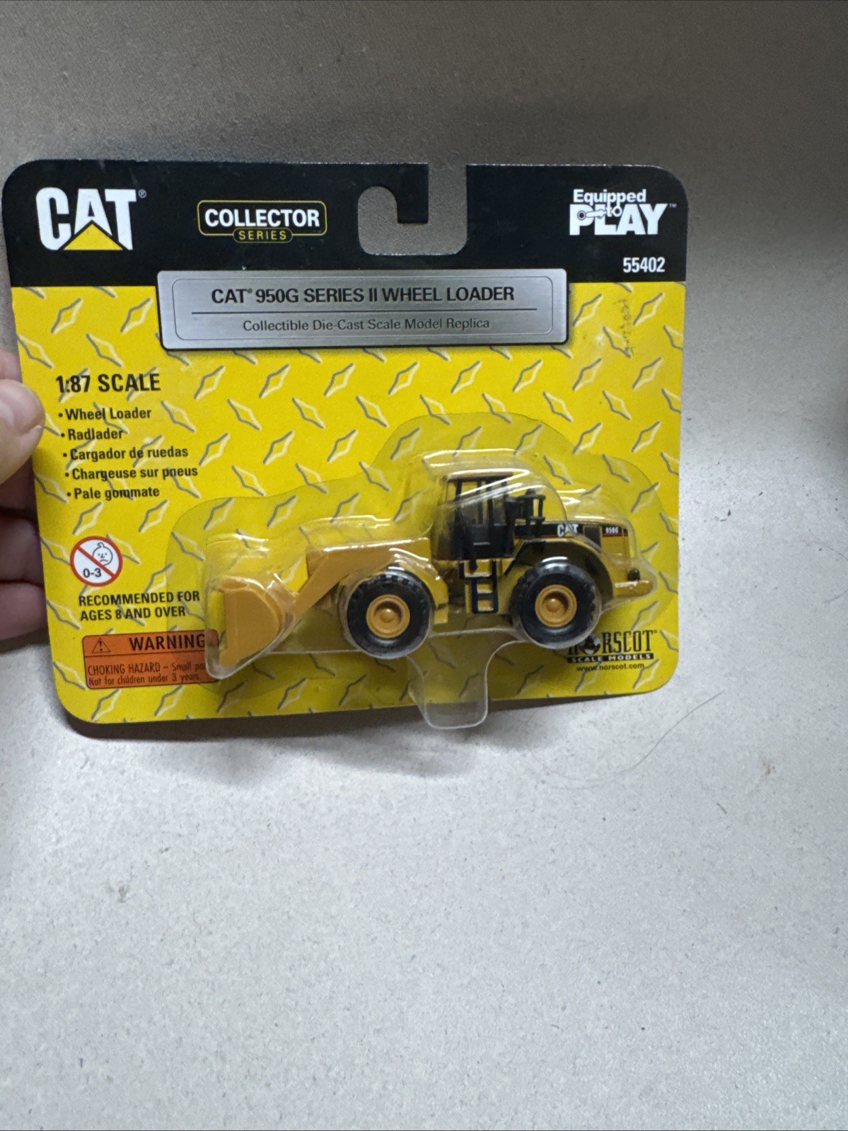 NORSCOT Caterpillar CAT 950G Series II Wheel Loader 55402 Scale 1:87 NIB