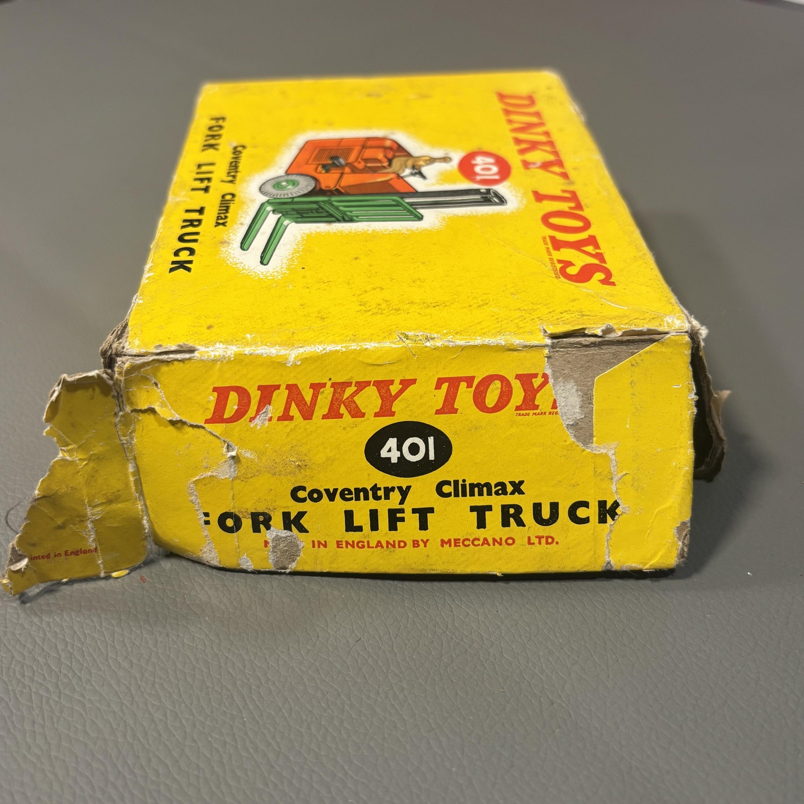 Vintage Dinky Toys 401 Coventry Climax Fork Lift Truck Original Box England