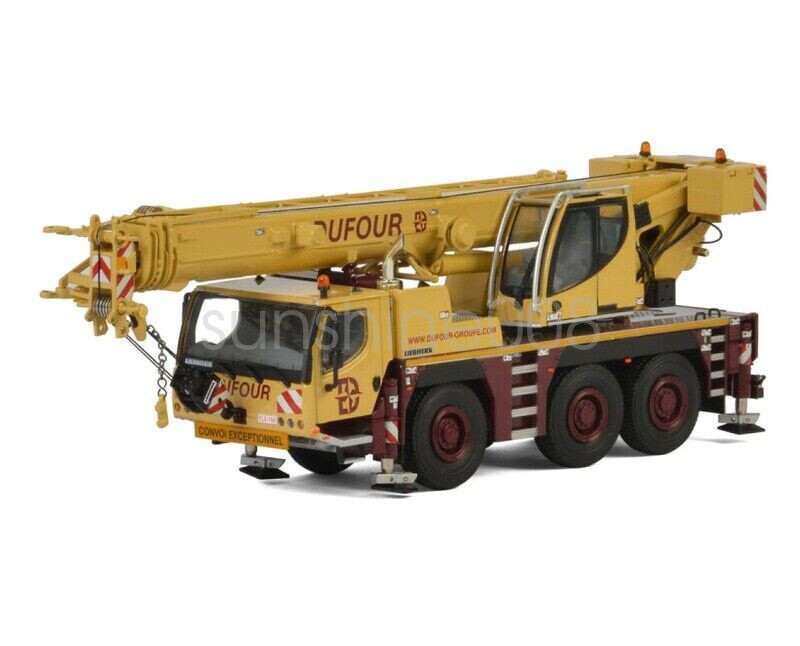 1:50 Scale WSI LIEBHERR LTM 1050 DUFOUR Crane Construction Machine Diecast Model