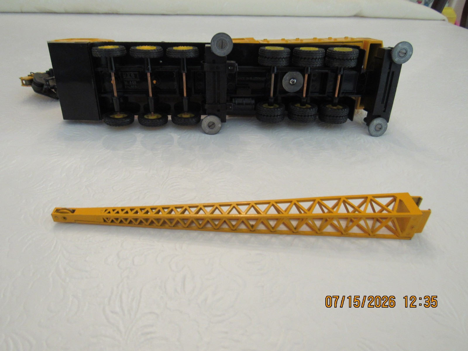 NZG Modelle Grove TM1275 Diecast Crane 1:55 NO. 152 West Germany 12″ Read Desc
