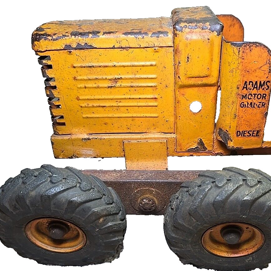 Doepke Model Toys Road Grader 2006 Adams Diesel 1940s 1950s Pressed Steel VTG