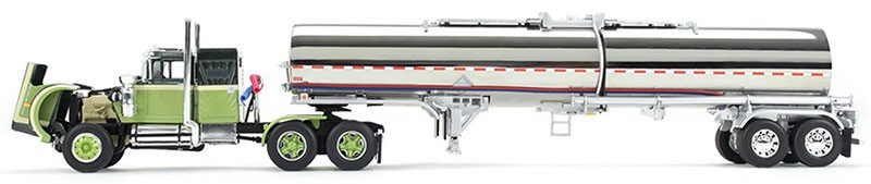 DCP 1/64 White Western Star 4900 with 36 Vintage Sleeper Chemical #60-1640📌USA
