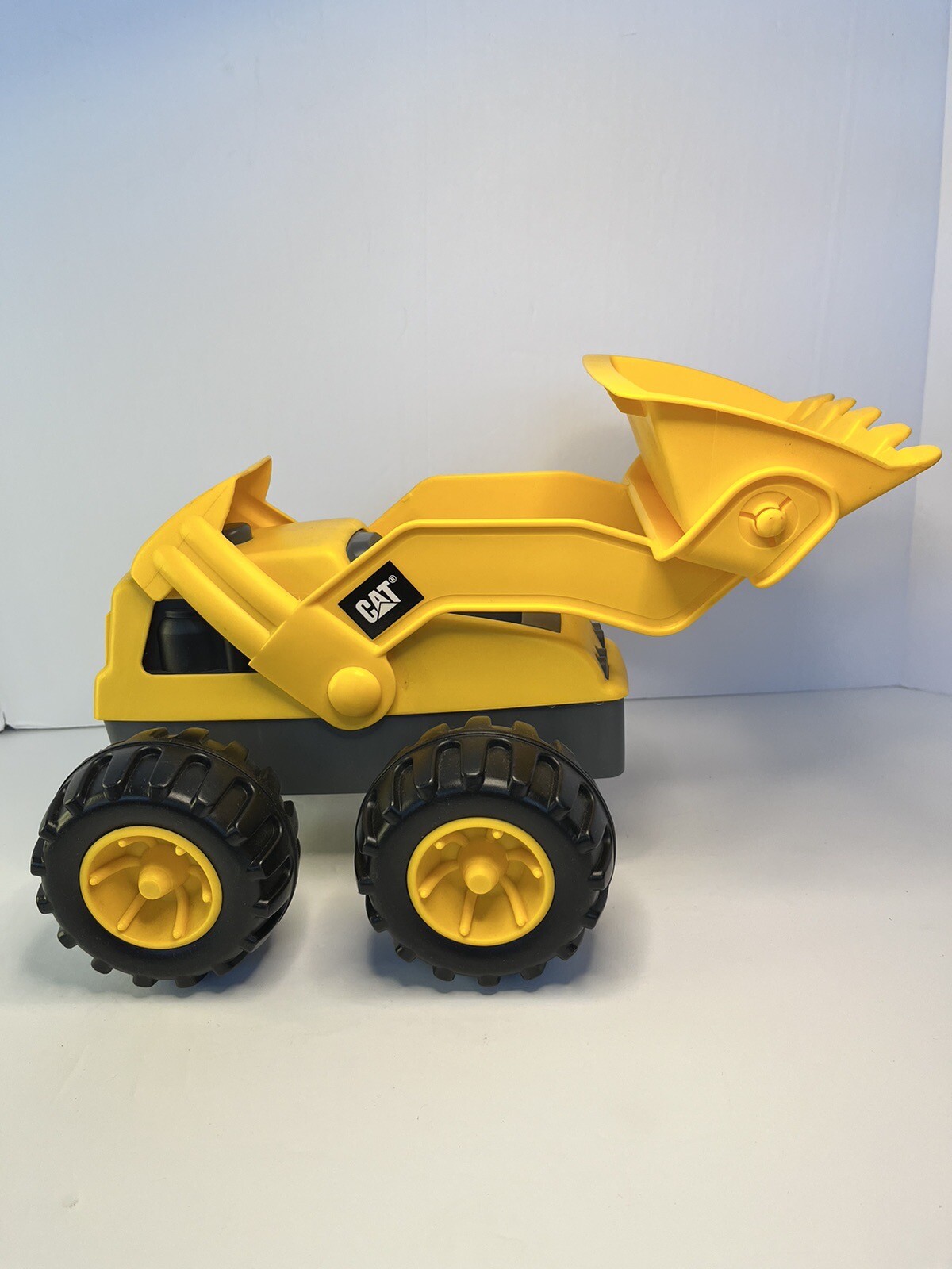 Caterpillar Toy Bulldozer Front Loader Plastic 8″ Toy State Toddler Yellow Black