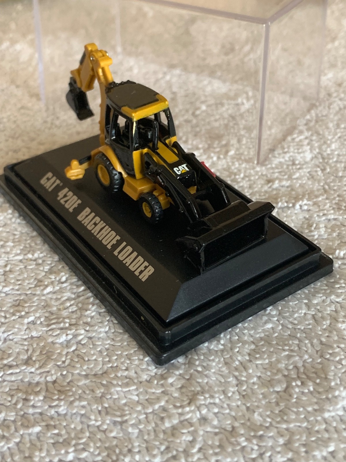Diecast Backhoe Loader Model – Miniature