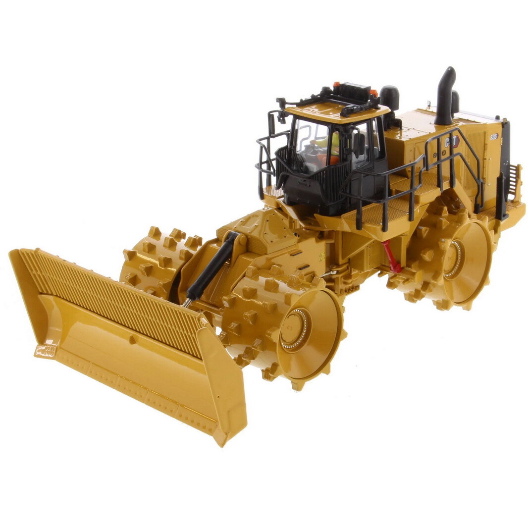 DM 1/50 Scale Cat 836 Landfill Compactor Diecast Model Toy Gift 85763