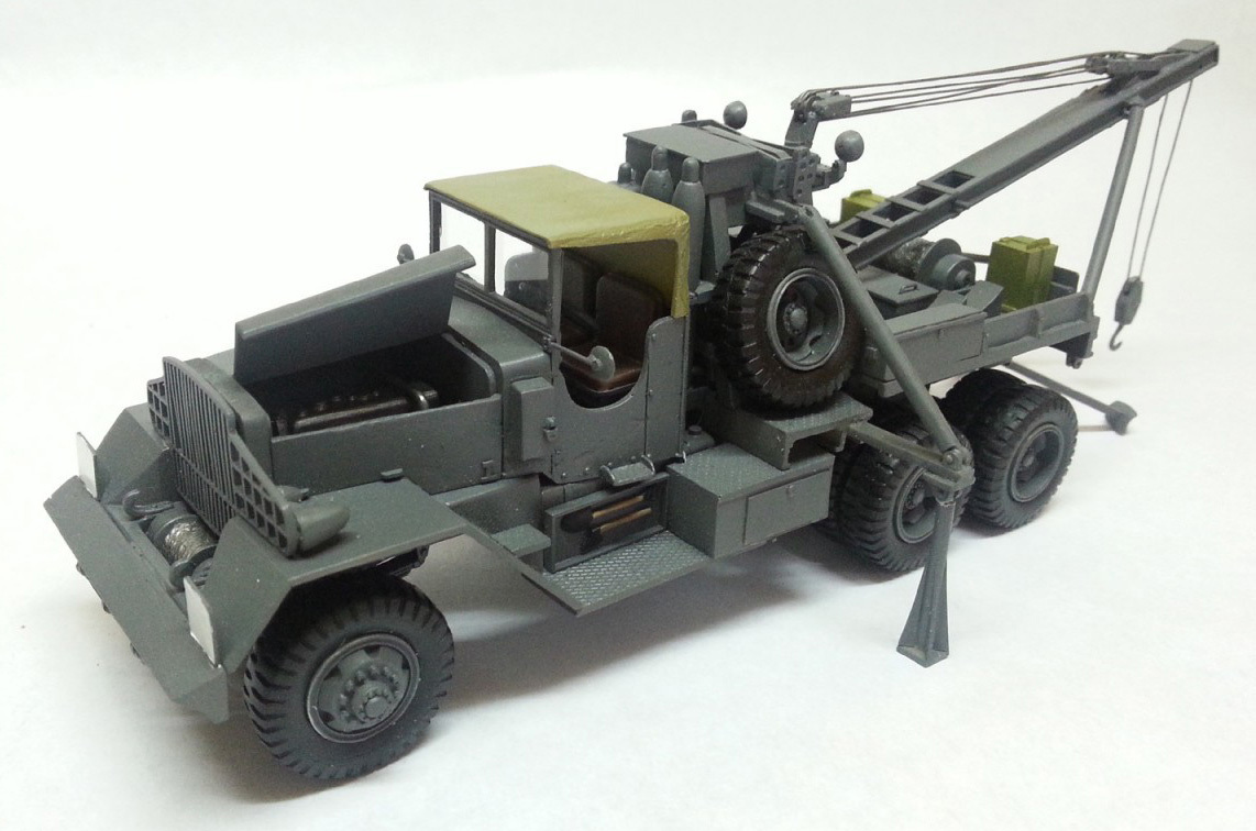 1/50 Ward LaFrance 6×6 Heavy Wrecker – High Quality Resin KIT by Fankit Models