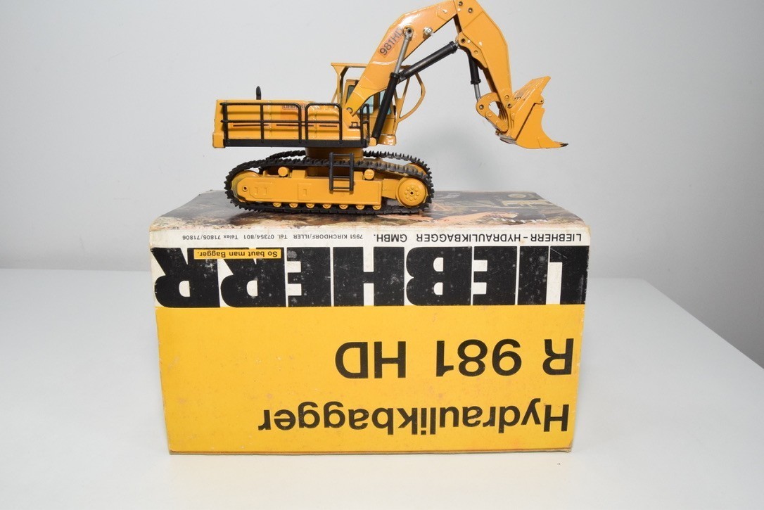 B71 1:50 SIJAM LIEBHERR R 981 HD HYDRAULIC EXCAVATOR CRANE EXIB RARE!