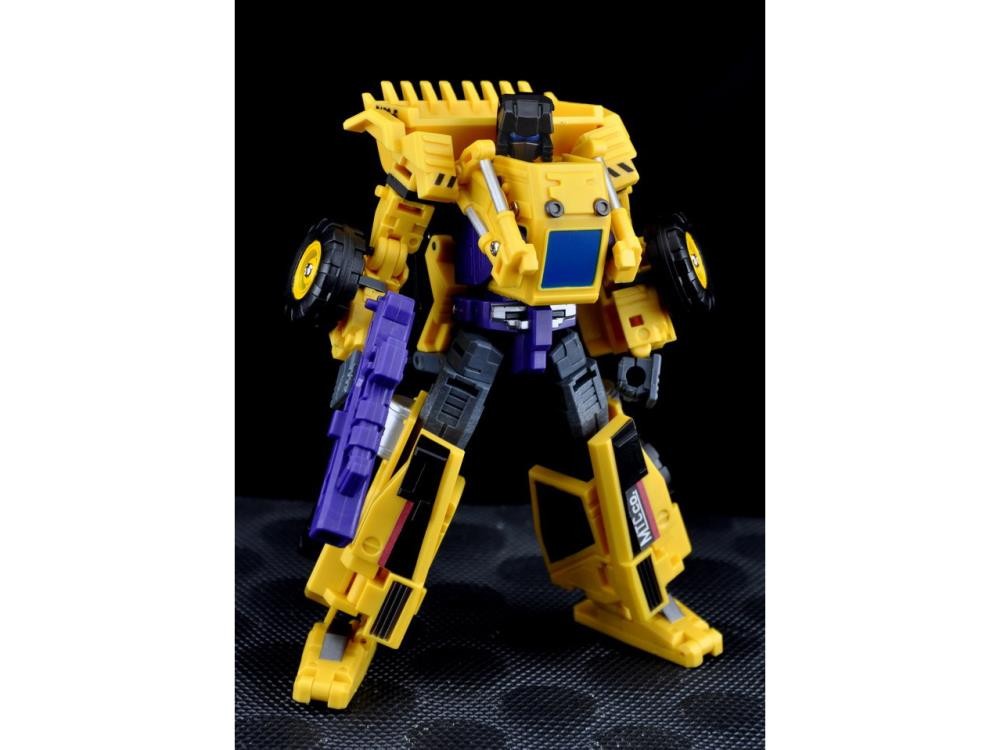 Giant Set C Front End Loader and Mixer Yellow Version Make toys