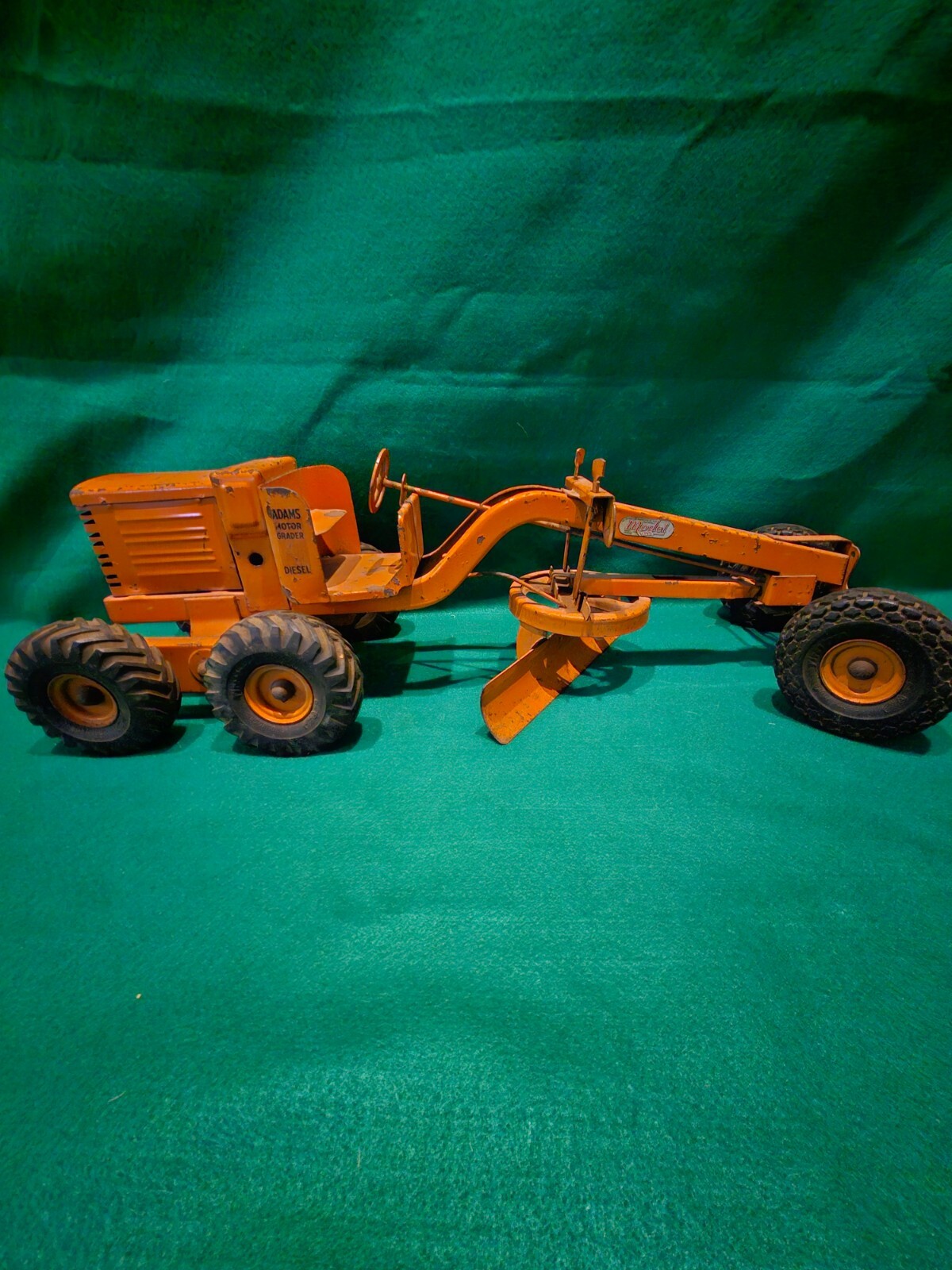 Vintage Doepke Model Toys Adams Road Grater Diesel Motor Grader