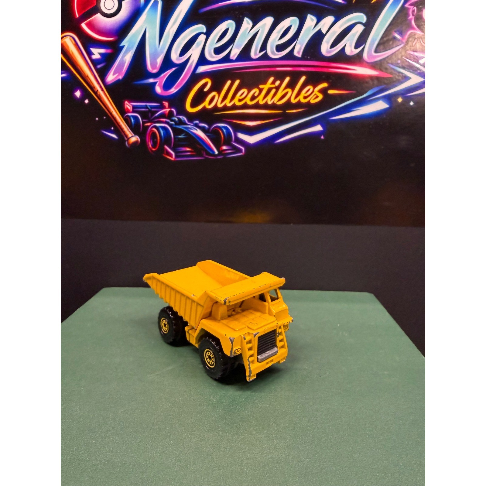 Vintage 1979 Hot Wheels Peterbilt Dump Truck Yellow Diecast Mattel Malaysia
