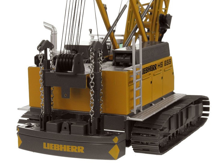NZG 728 1:50 Diecast Liebherr HS855HD Duty-Cycle Crawler Crane with Drag Bucket