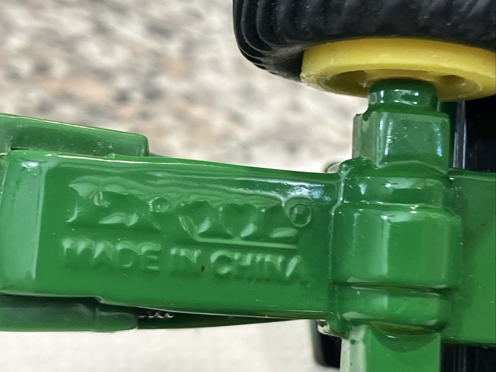 Caterpillar Model 12G Motor Road Grader Toy Metal Model + ￼ John Deere tractor