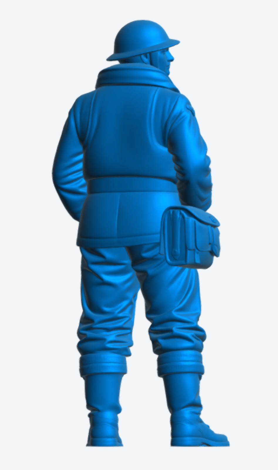 N28 ASRL WWII RAF Rescue Crewman Figure – Life Jacket and Brodie Helmet, Standin