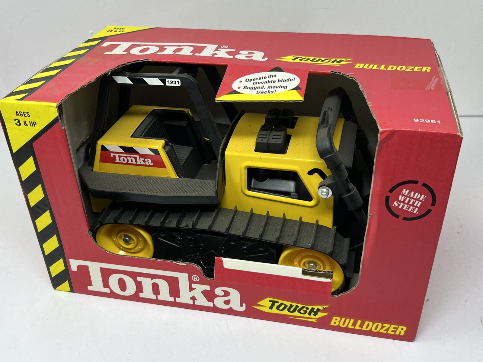 Tonka Tough Bulldozer 92961 In Box 1997 Steel