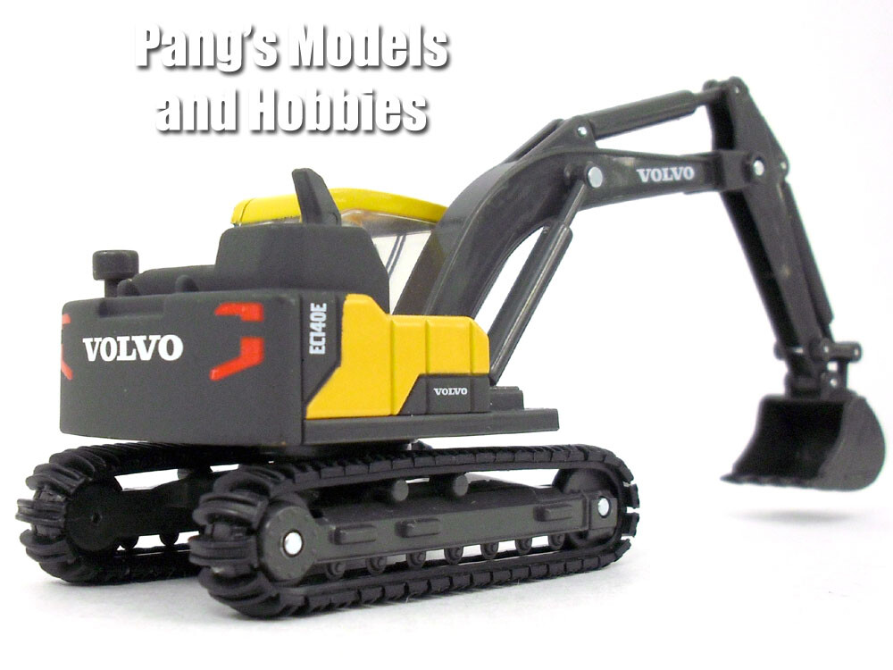 3 Inch Volvo EC140E (EC140) Hydraulic Excavator Scale Diecast & Plastic Model
