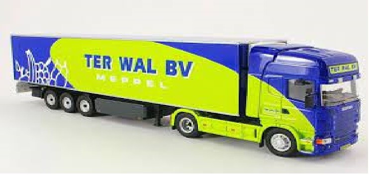 NZG 1/50 Ter Wal – Scania R refrigerated semi trailer #7141-03 *Sealed*