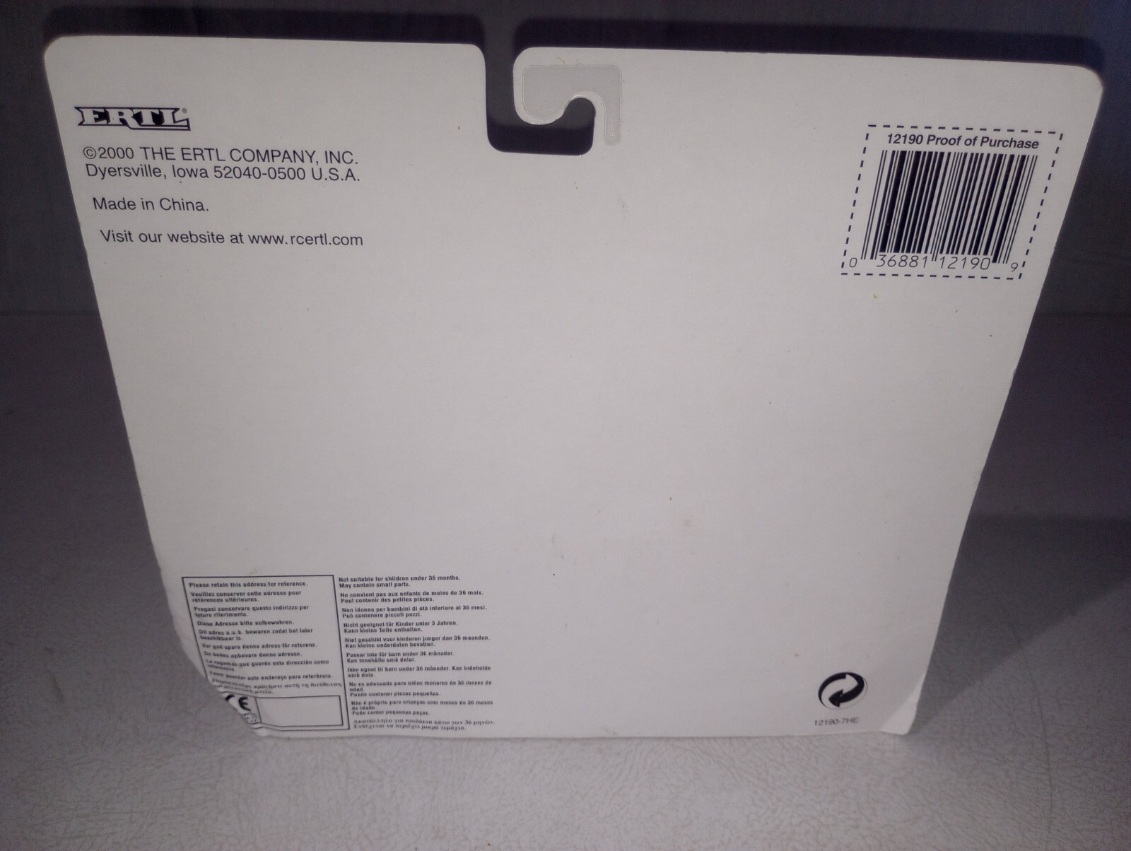 NEW SEALED Ertl 1:64 Scale Elevating Scraper Die Cast Metal