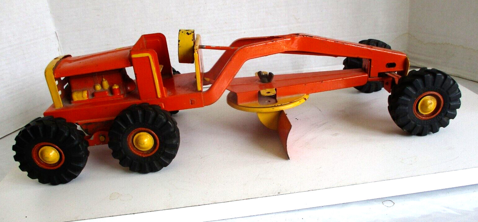 Vintage 1950s Marx Construction Road Grader