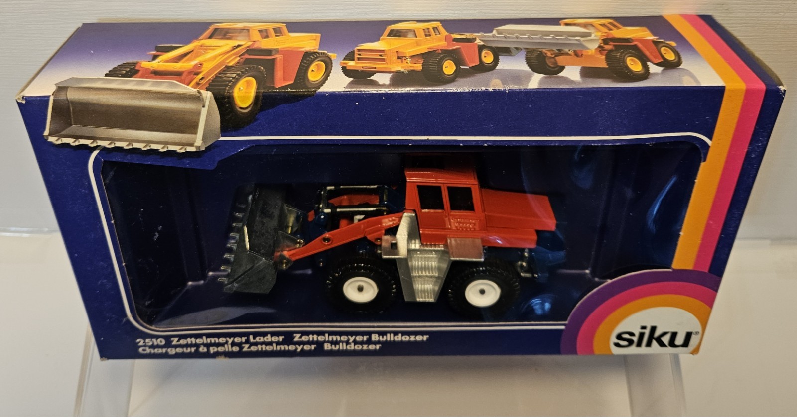 NOS MIB Siku No. 2510 Zettelmeyer Bulldozer (front loader) 1:55 Scale Diecast