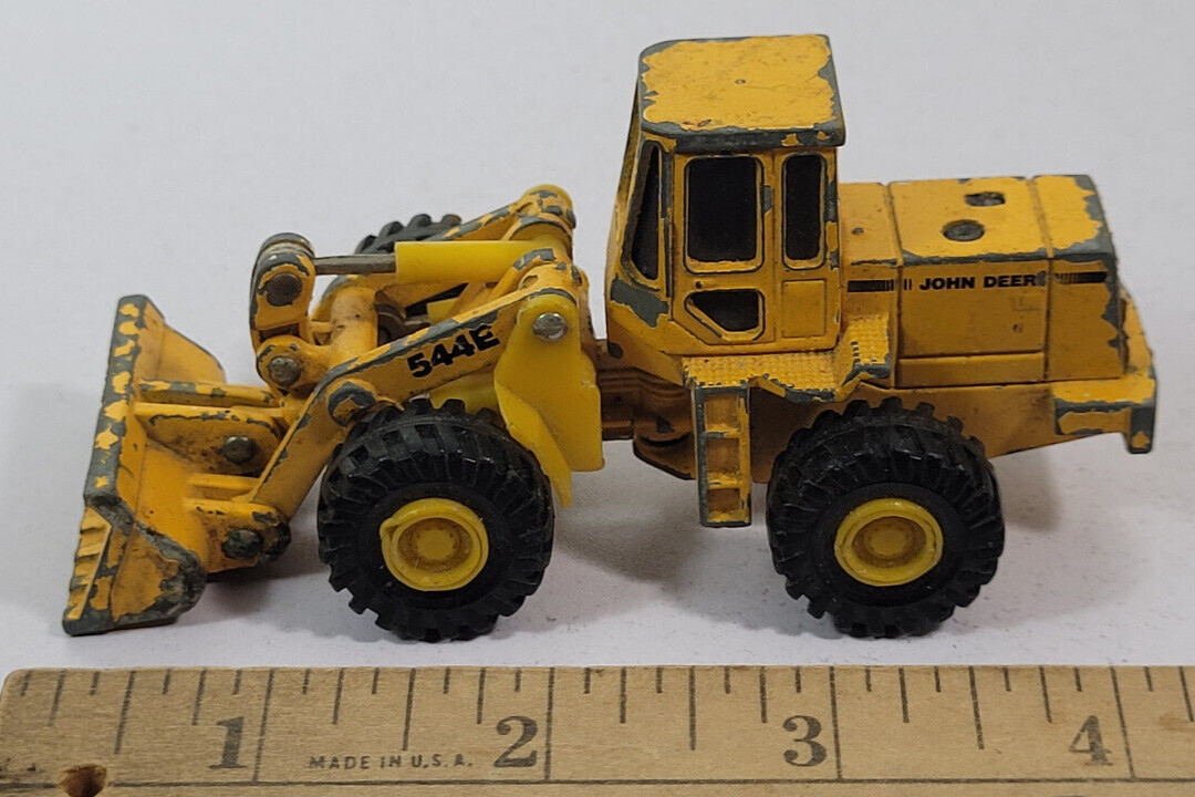 544E John Deere Wheel Loader Construction Farm Ertl Rare Vintage