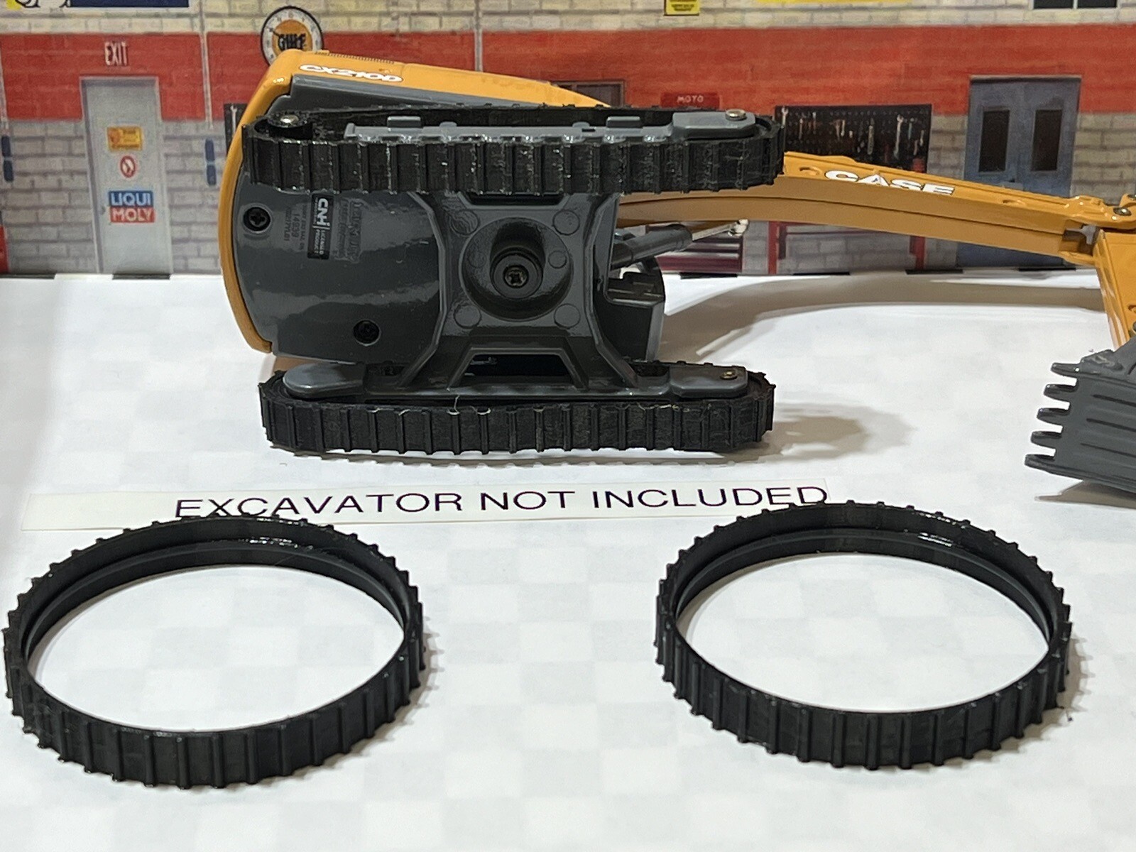 ERTL Diecast case cx210D Excavator Equipment (TRACKS ONLY)