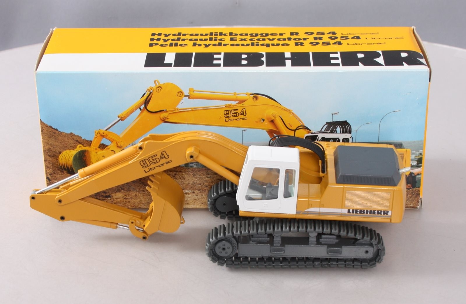 Conrad 2834 1:50 Scale Diecast Litronic Liebherr Hydraulic Excavator R954 LN/Box