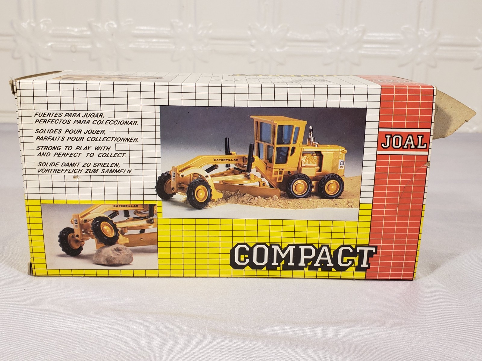 Joal Compact CAT Caterpillar 12G Motor Grader 1:50 Diecast Metal MPN 217 Box